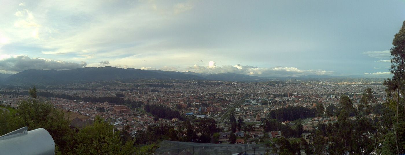 Panorámica de Cuenca desde el mirador de Turi