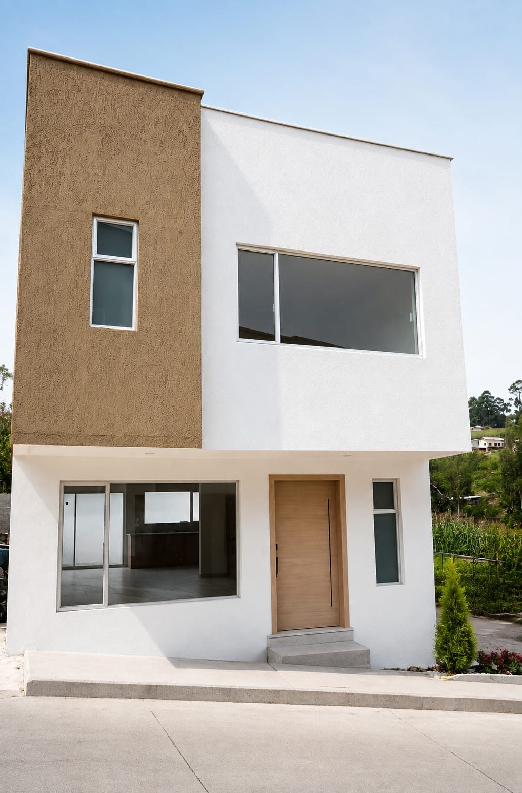 Fachada de la casa modelo — casa modelo Villas Praderas del Valle, Cuenca