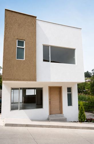 Fachada de la casa modelo — casa modelo Villas Praderas del Valle, Cuenca